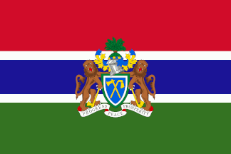 Flag of Gambian amb.