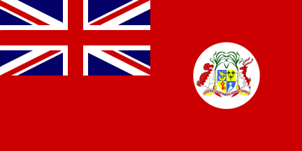 Old Mauritius red ens.