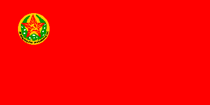 Flag of Tajikian SSR in 1929